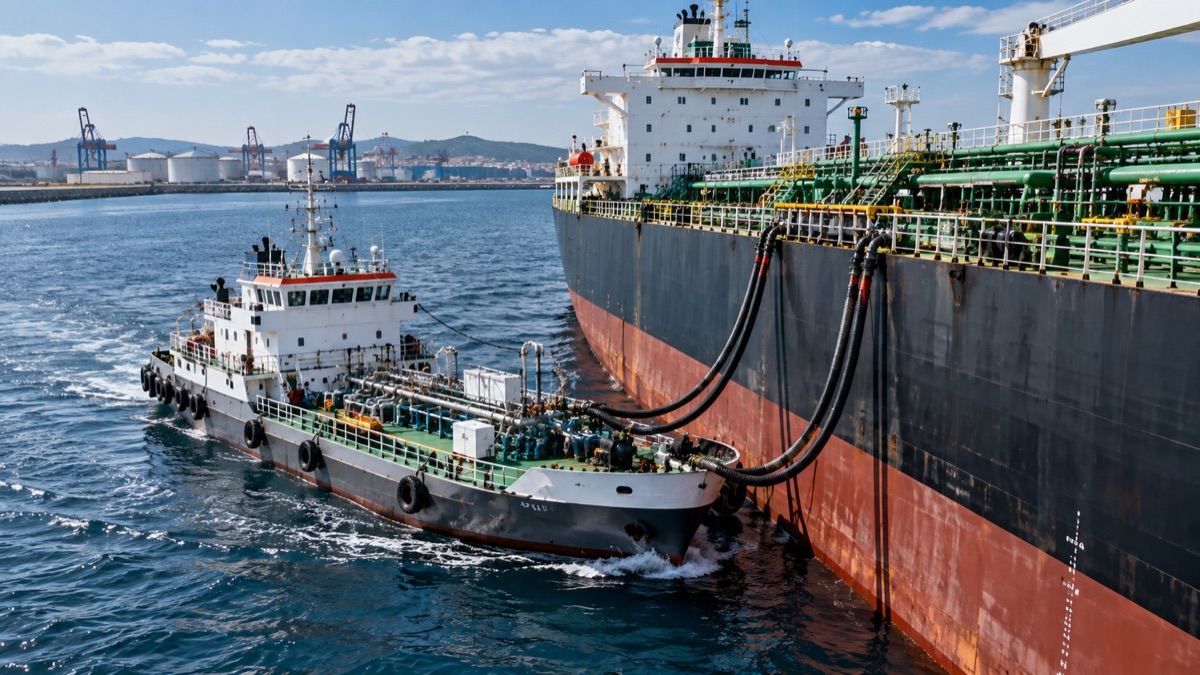 Limanda gemiye bunker akaryakıt ikmali